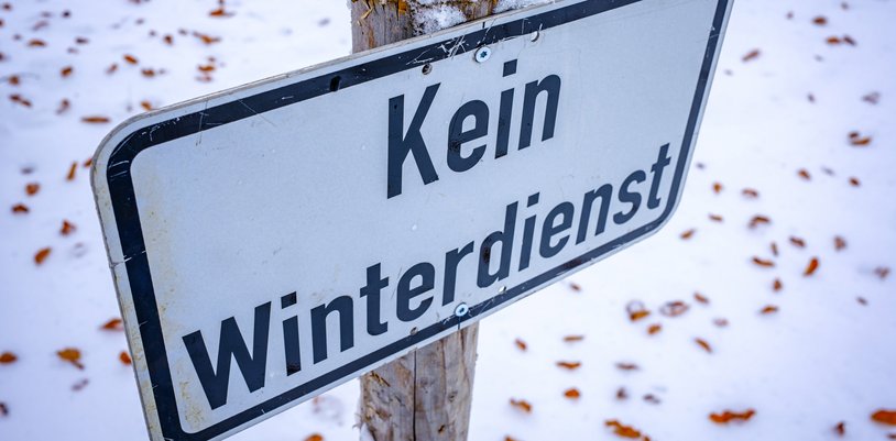 Muss Eigentümer selbst ran, wenn beauftragter Winterdienst nicht anrückt?