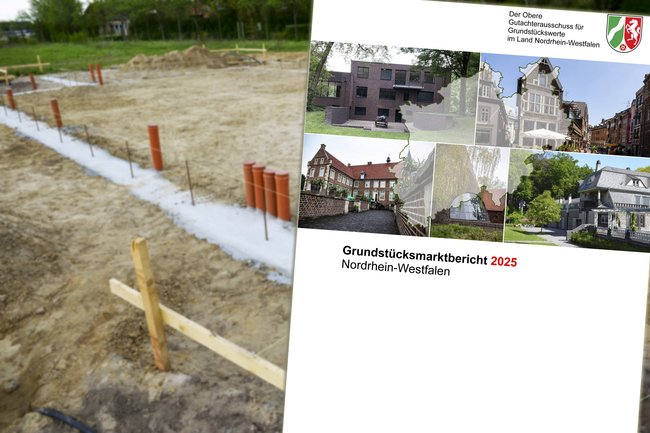 Grundstücksmarkt in NRW kommt wieder in Schwung