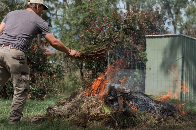 Kein privates Osterfeuer im eigenen Garten!