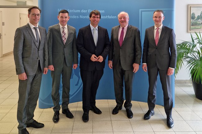 Haus & Grund Rheinland Westfalen trifft NRW-Finanzminister Optendrenk (CDU)