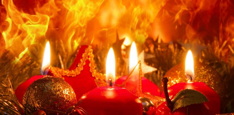 Advent, Advent, die Wohnung brennt