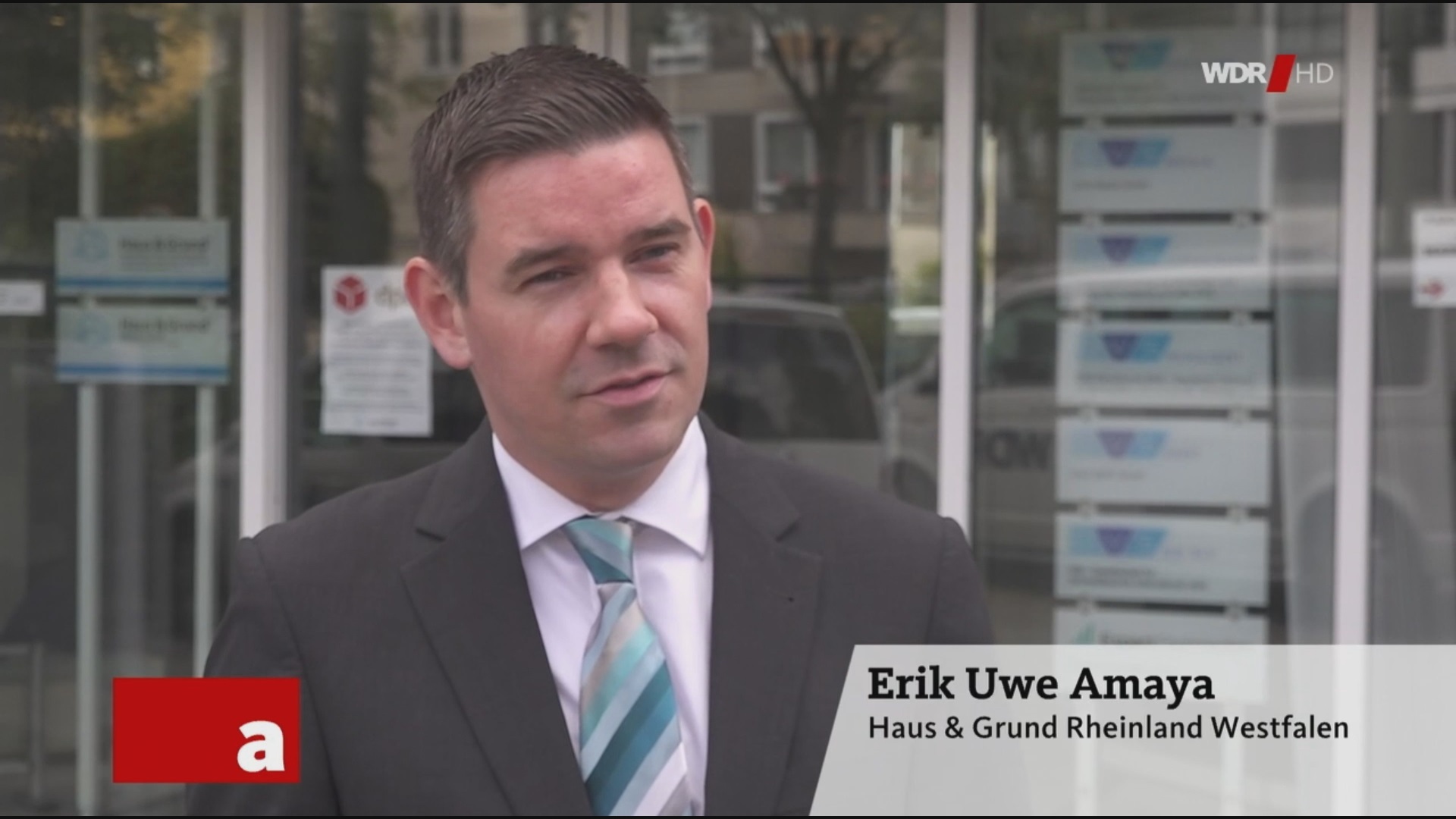 Erik Uwe Amaya bei WDR Aktuell